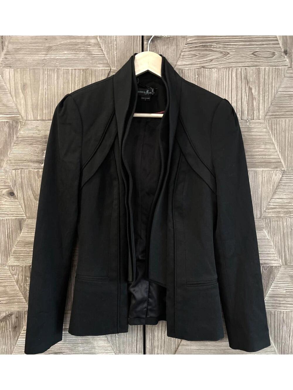 Guess by Marciano Women's Black Blazer Size 6 Tailored Office